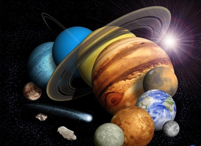 الكواكب من النظام الشمسي. للأطفال والكبار